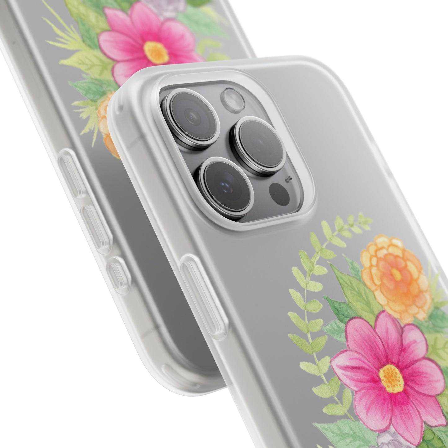 Decorative Flexi Phone Cases Floral Design