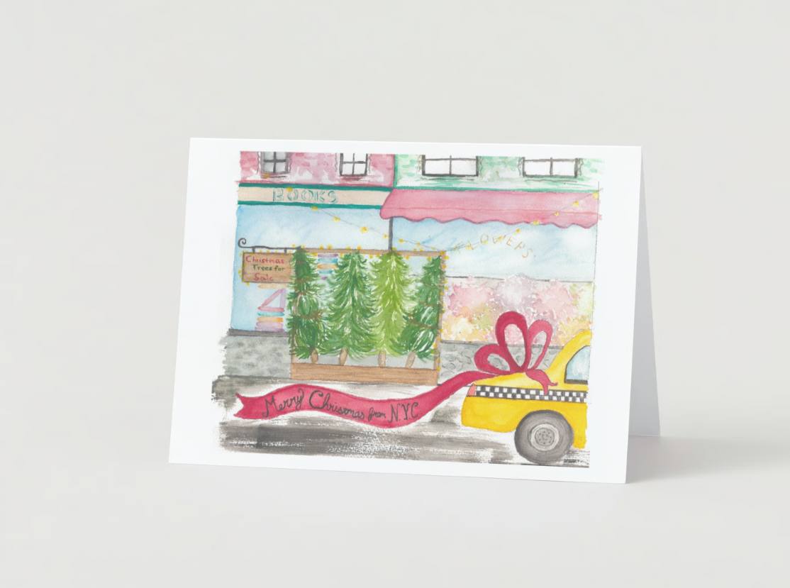 Holiday Card Christmas in New York City