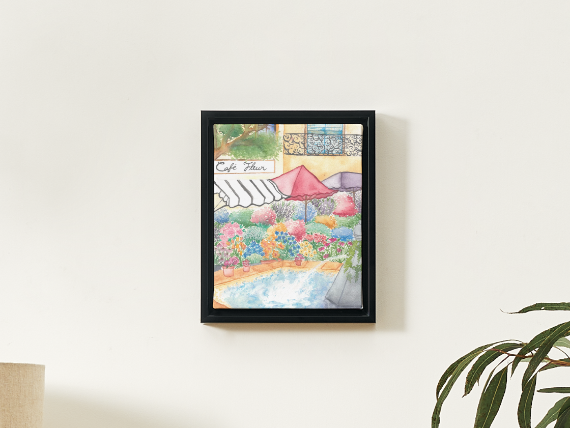 Home Decor Flower Market Art Print