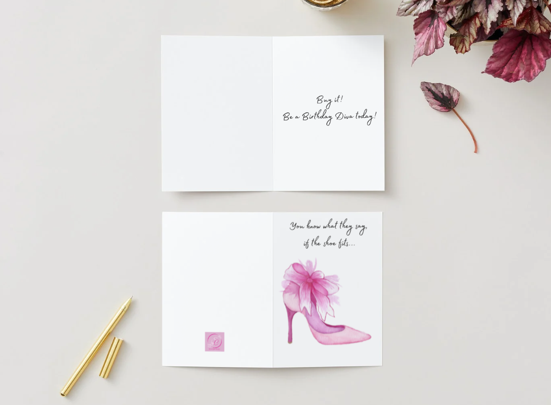 Birthday Card Shoe Bestfriend