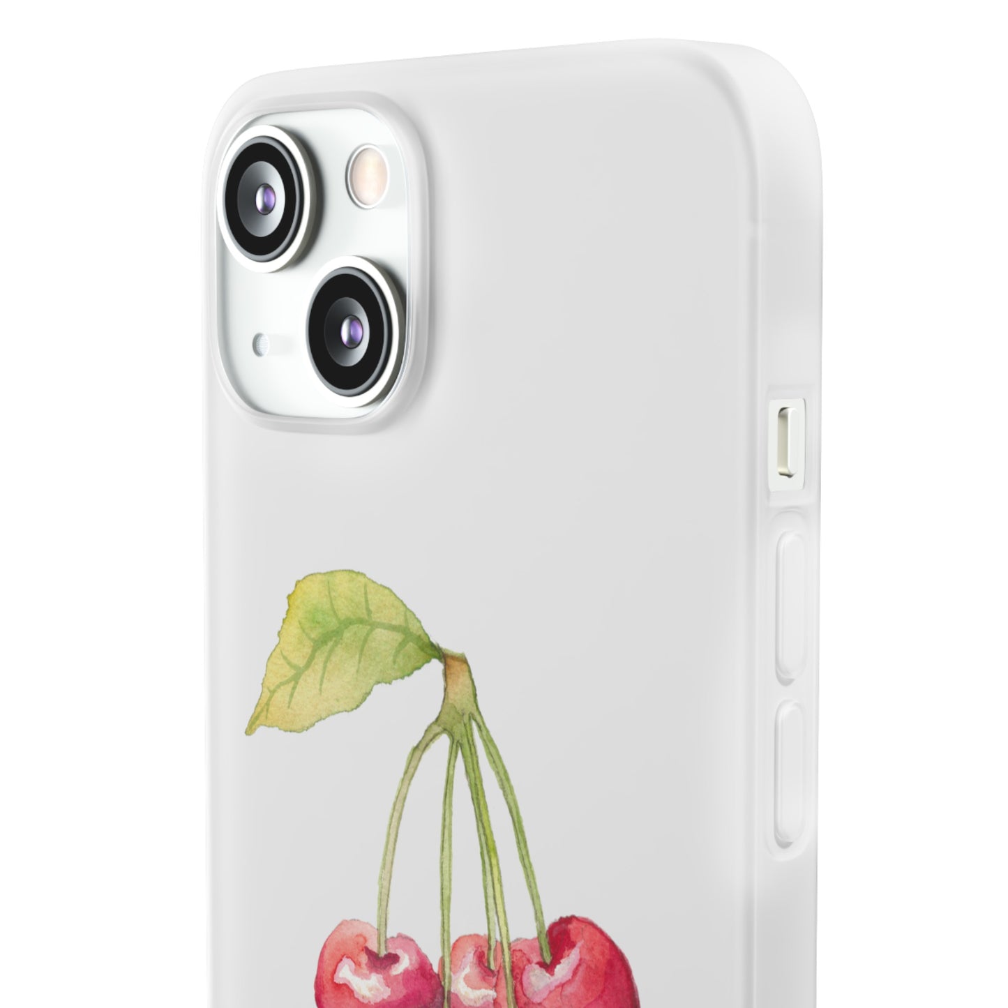 Decorative Flexi Phone Cases Cherry Design