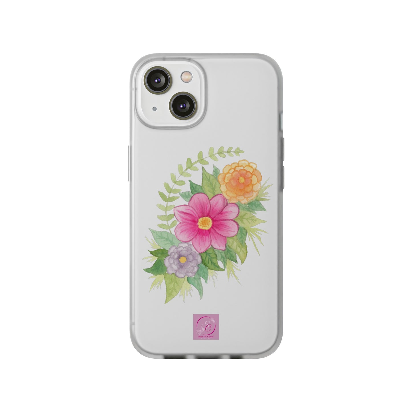 Decorative Flexi Phone Cases Floral Design