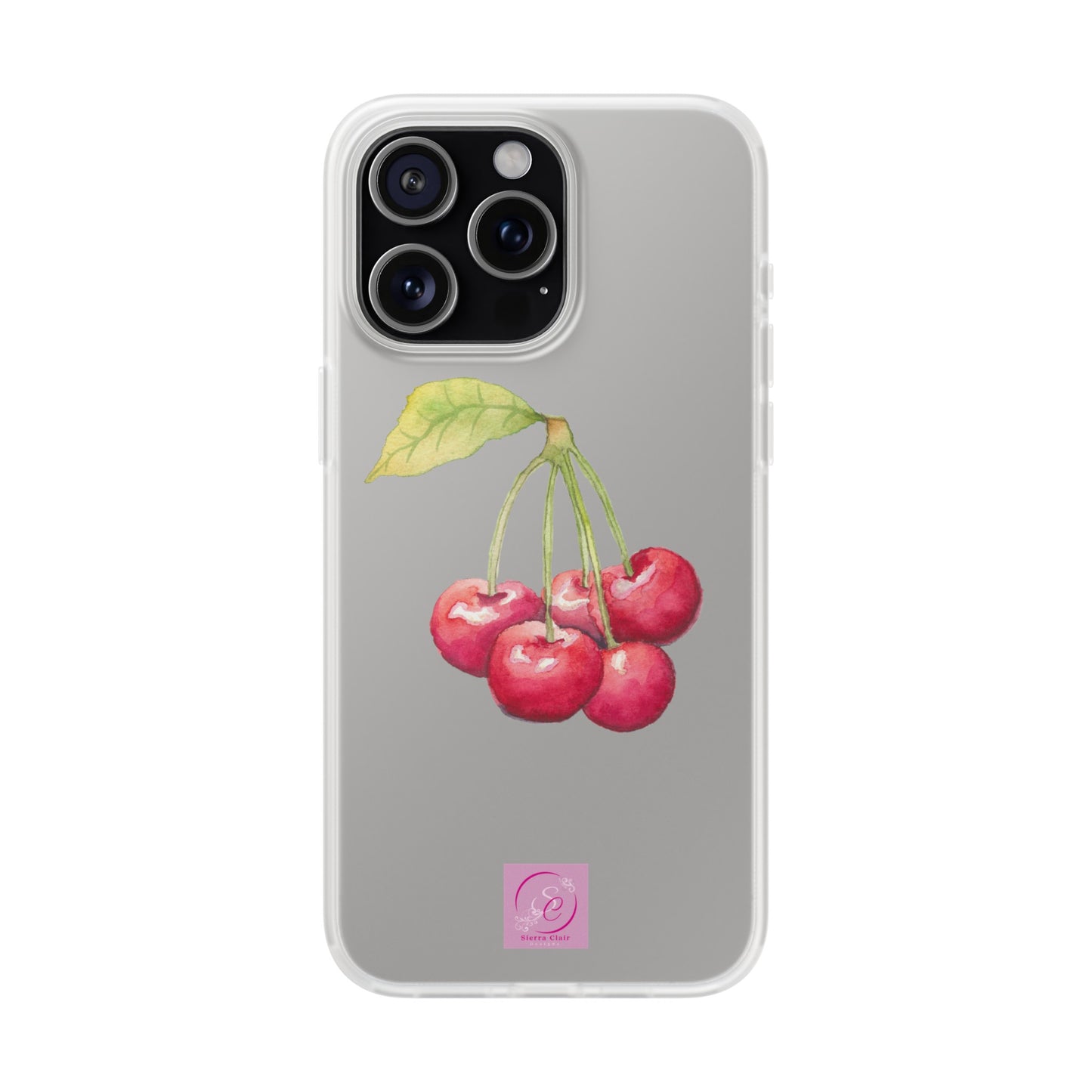 Decorative Flexi Phone Cases Cherry Design