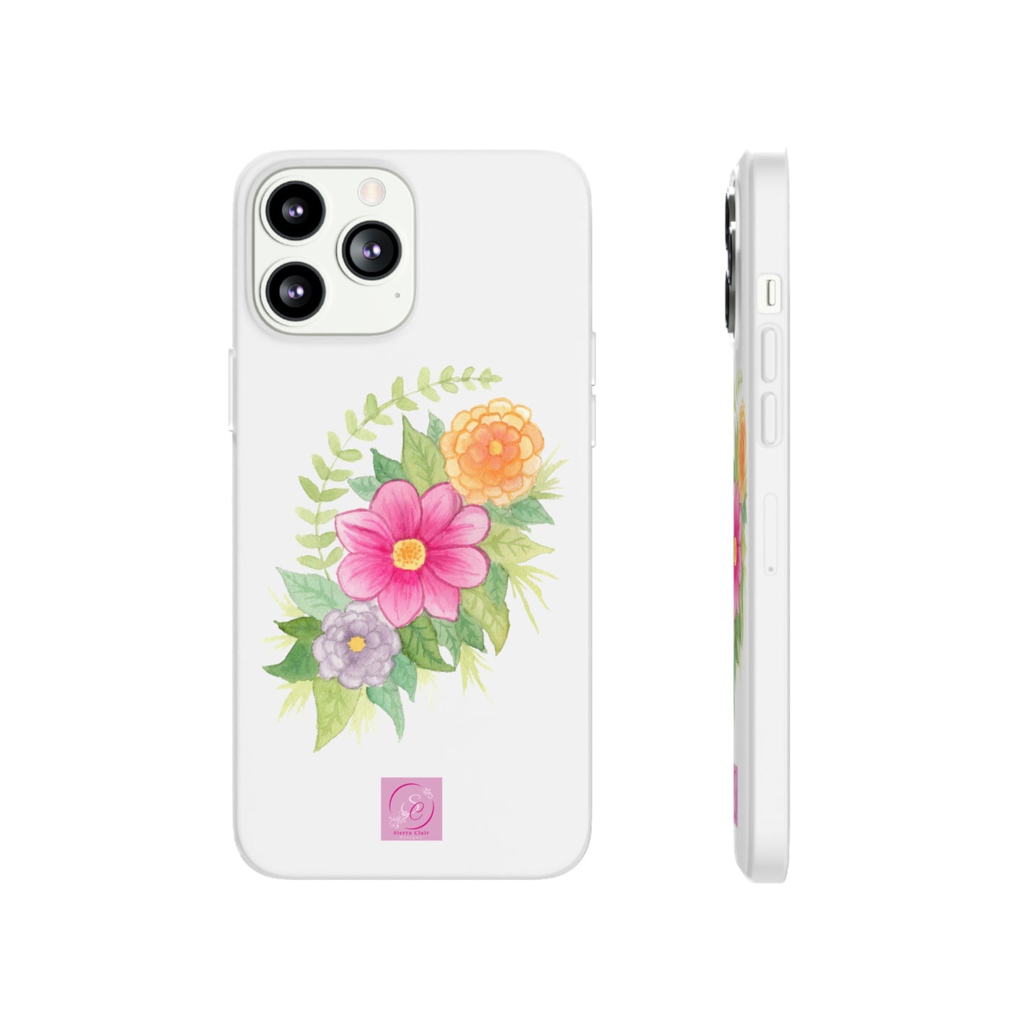 Decorative Flexi Phone Cases Floral Design