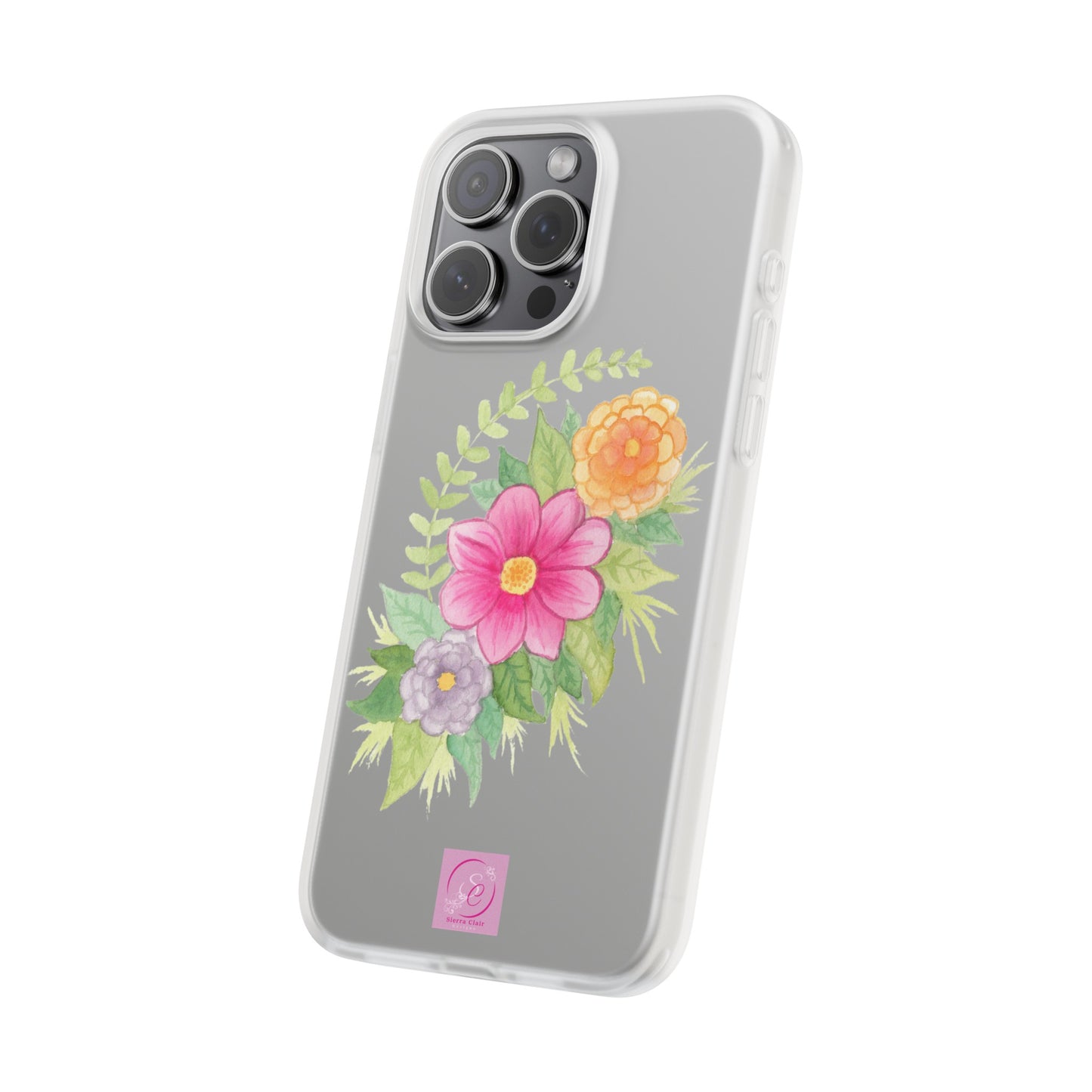 Decorative Flexi Phone Cases Floral Design