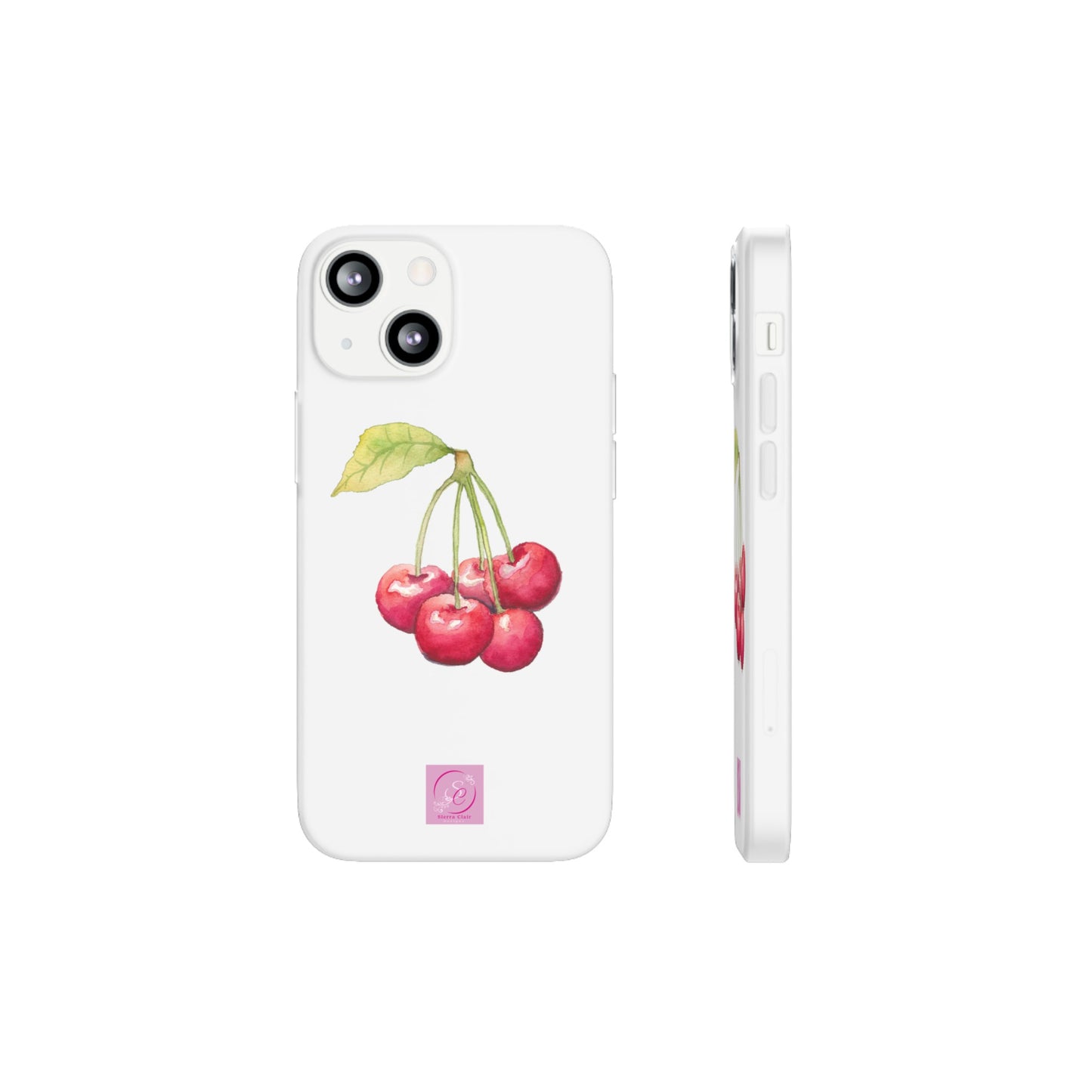 Decorative Flexi Phone Cases Cherry Design