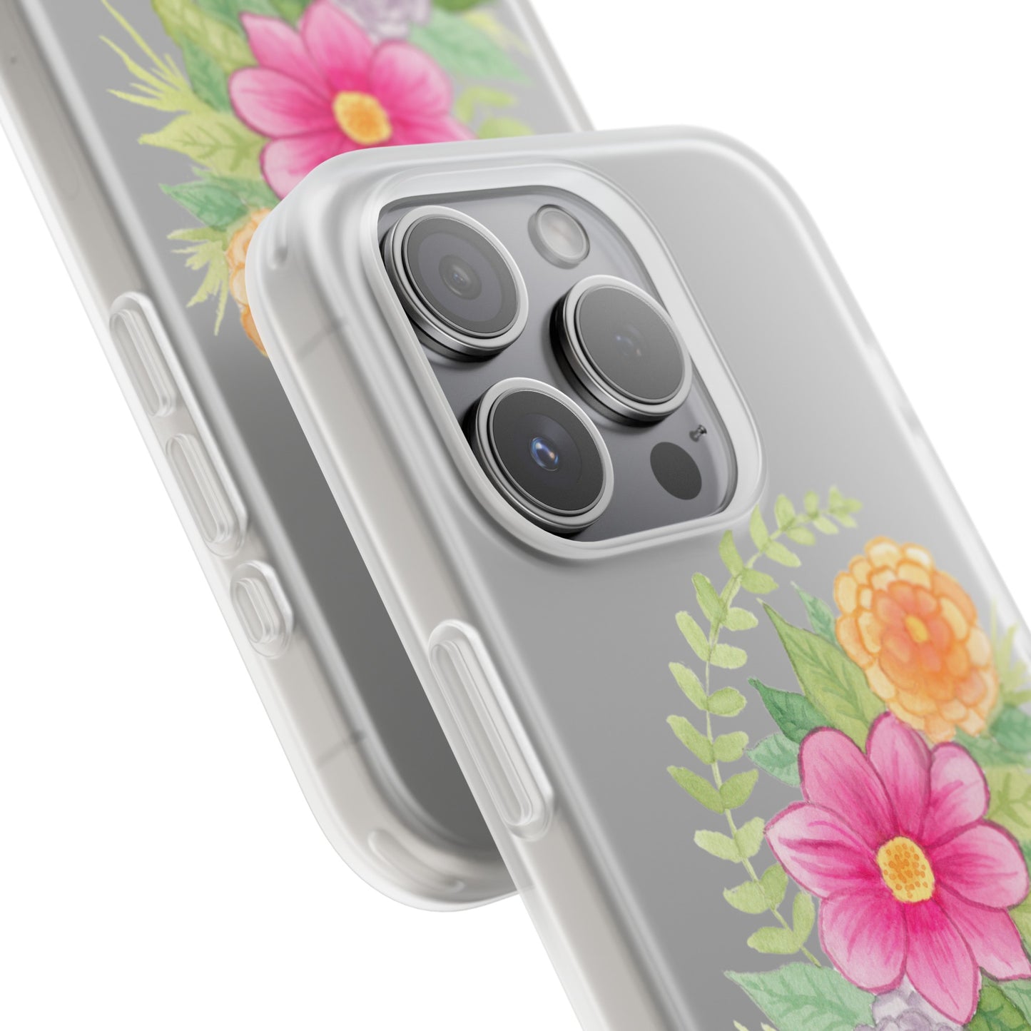 Decorative Flexi Phone Cases Floral Design