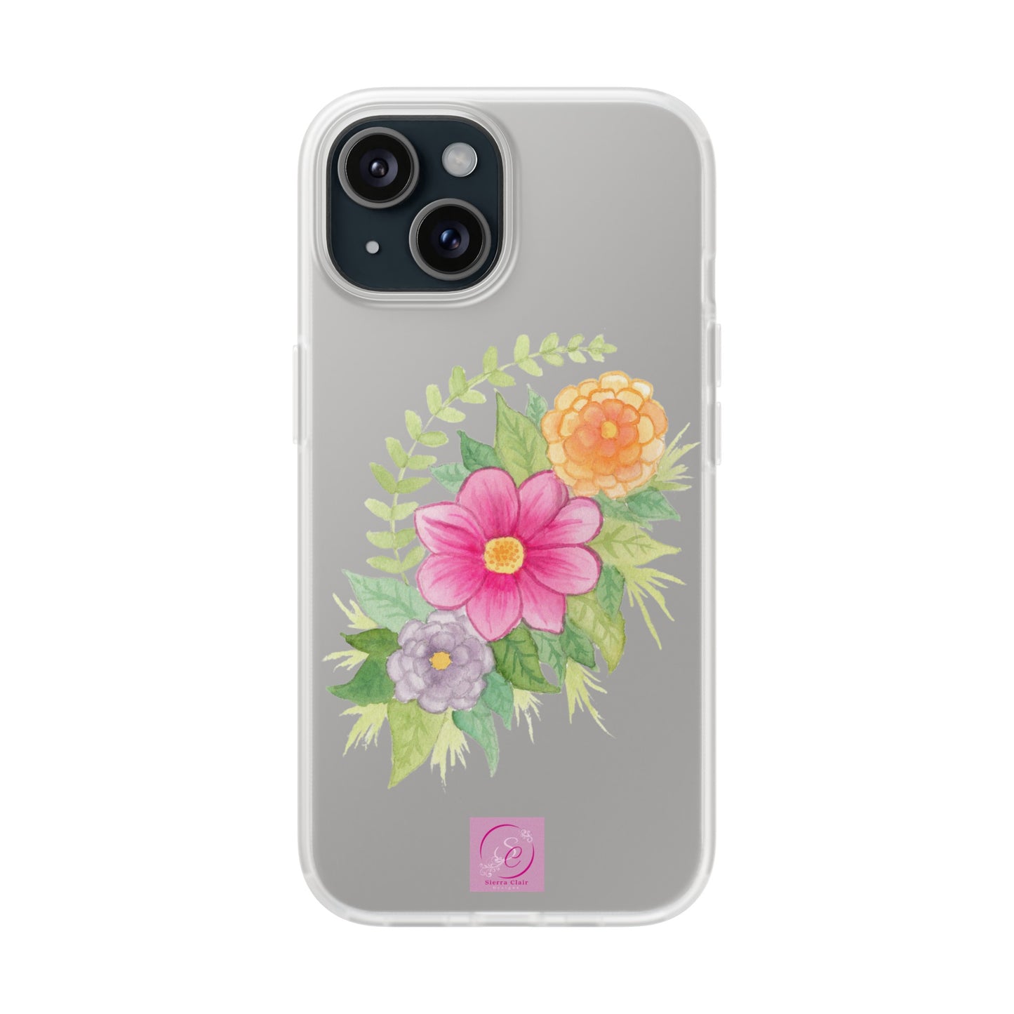 Decorative Flexi Phone Cases Floral Design