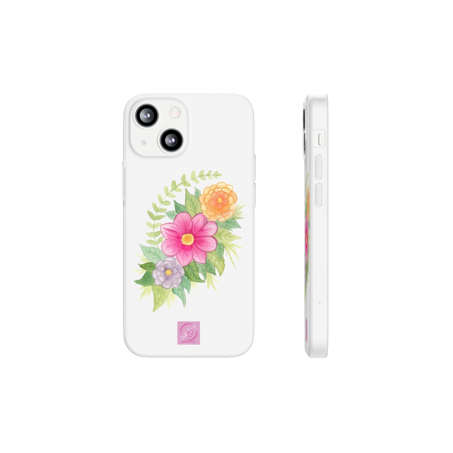 Decorative Flexi Phone Cases Floral Design