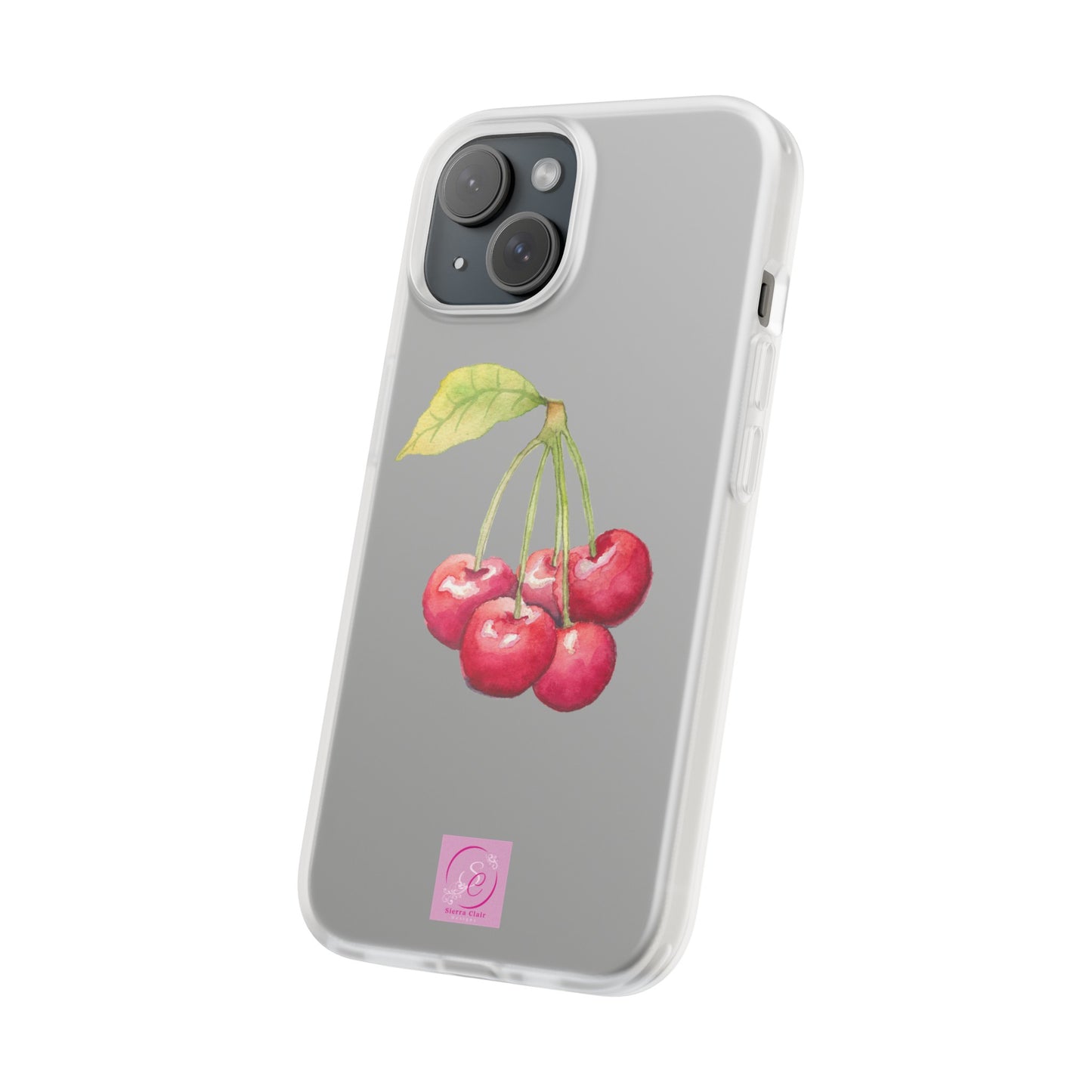 Decorative Flexi Phone Cases Cherry Design