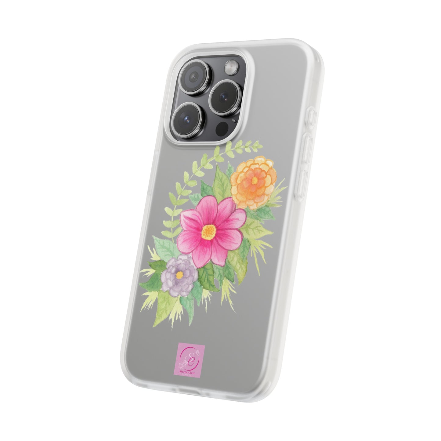 Decorative Flexi Phone Cases Floral Design