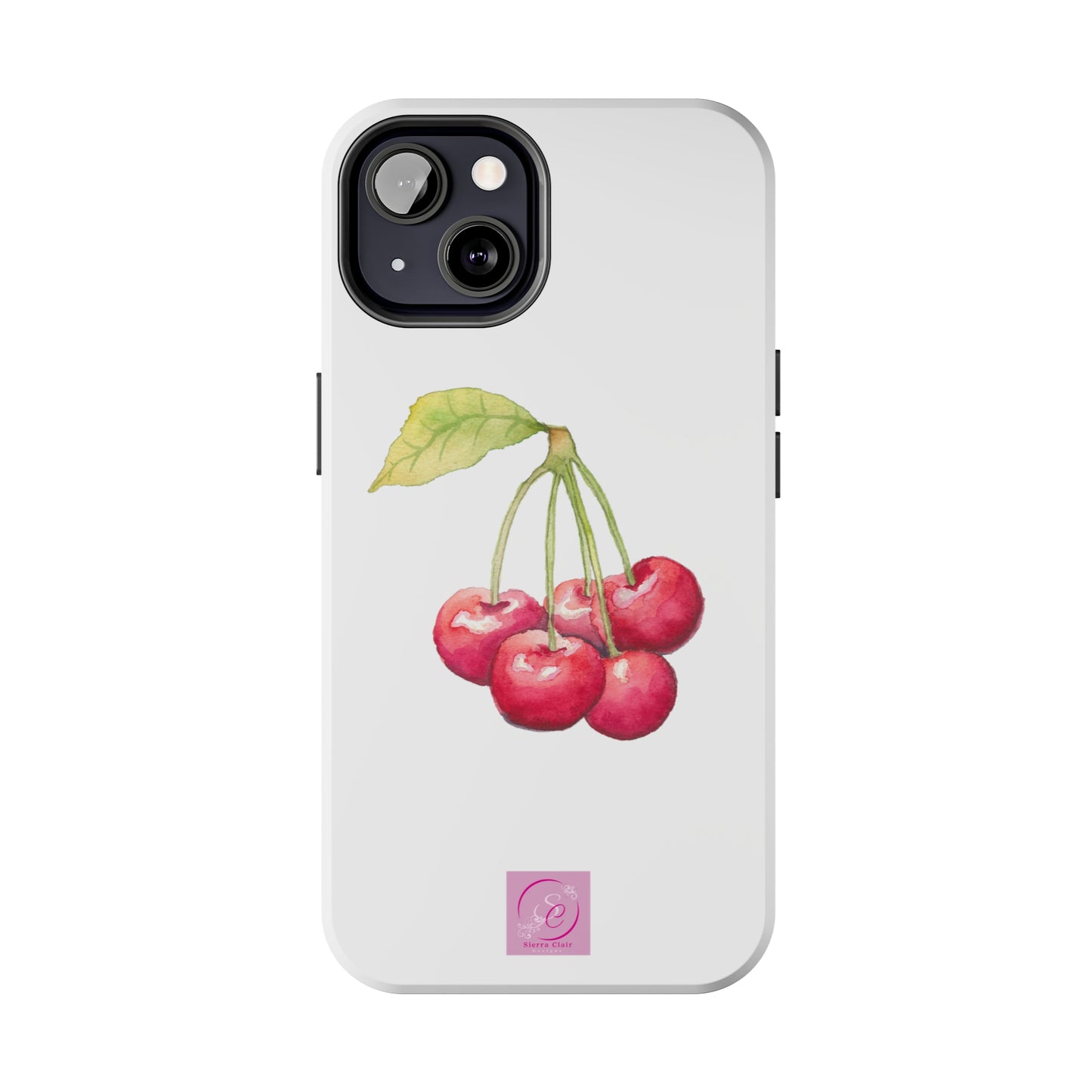 Decorative Tough Phone Cases Cherry Design