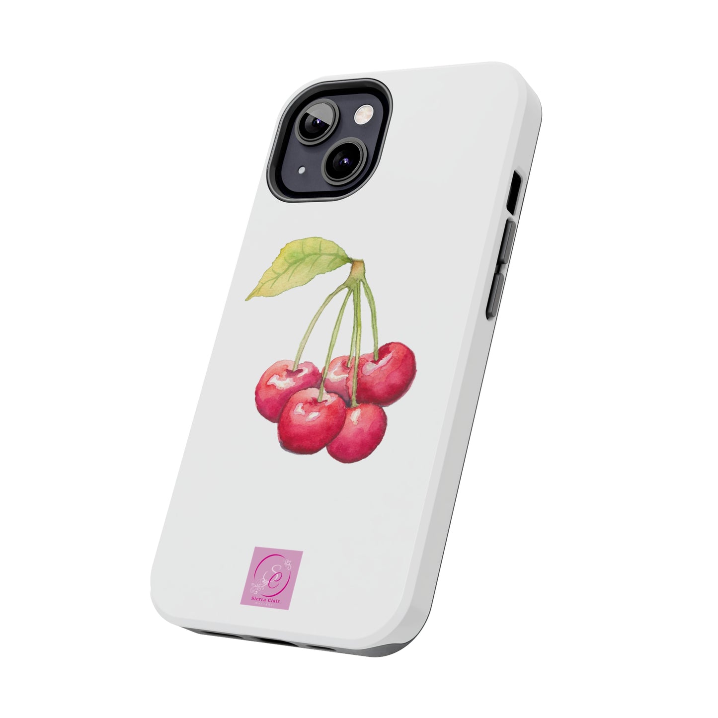 Decorative Tough Phone Cases Cherry Design