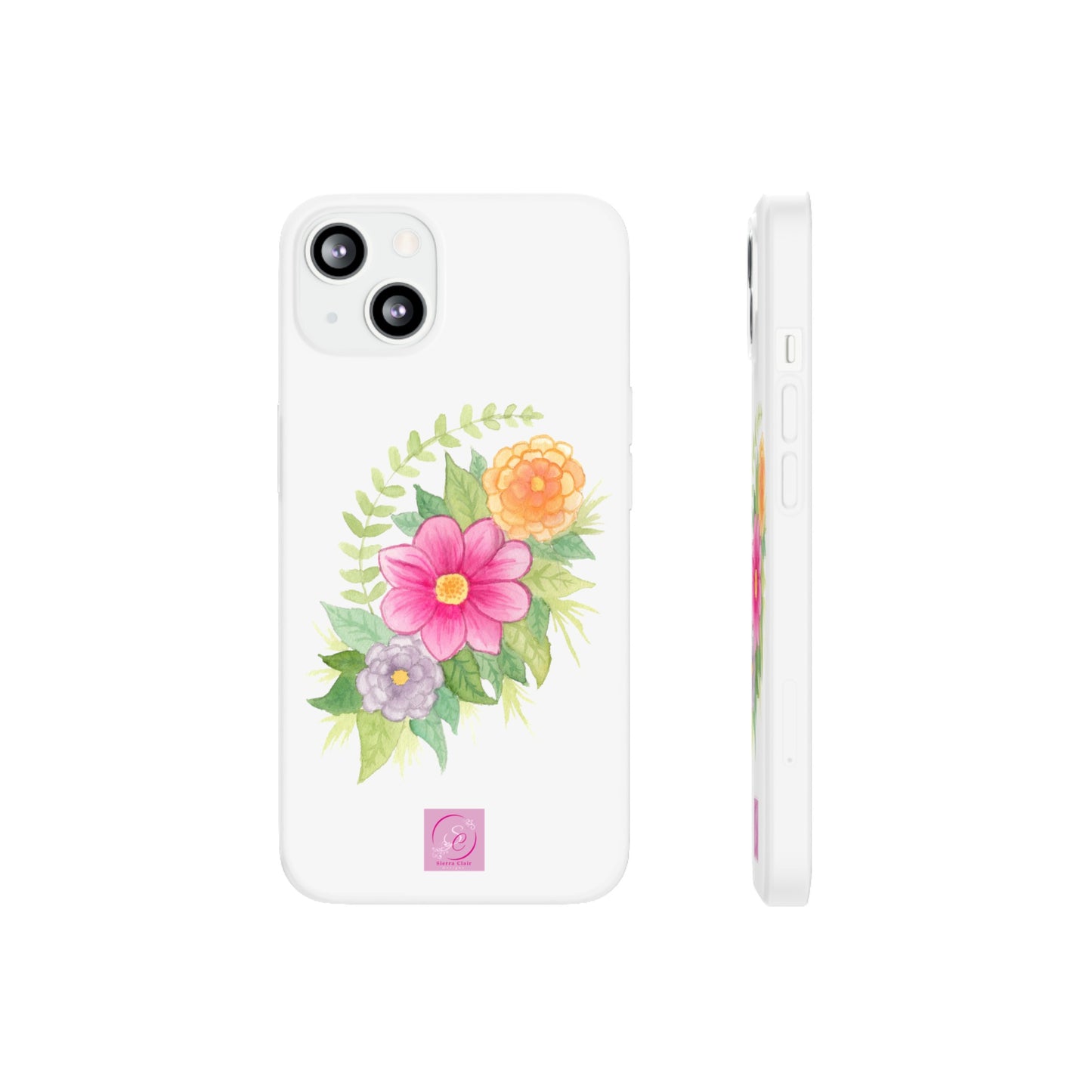 Decorative Flexi Phone Cases Floral Design