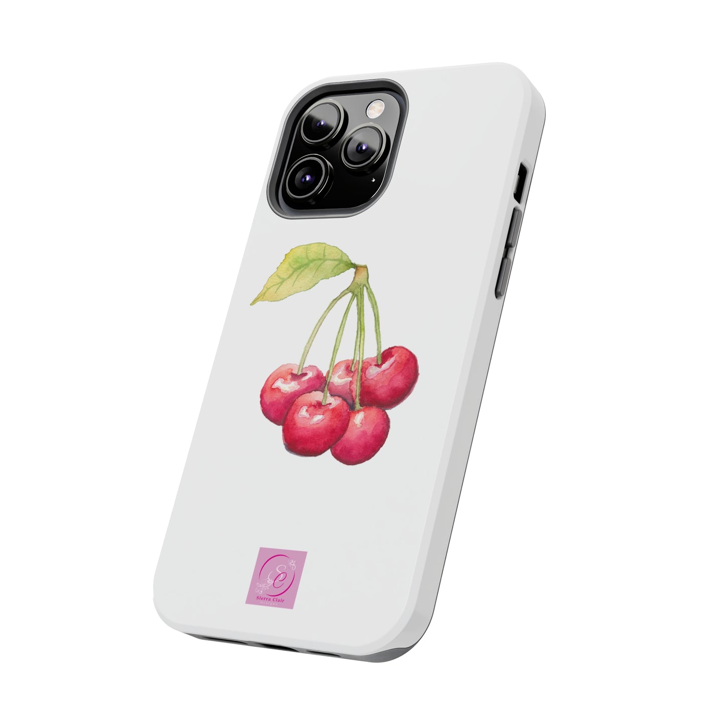 Decorative Tough Phone Cases Cherry Design