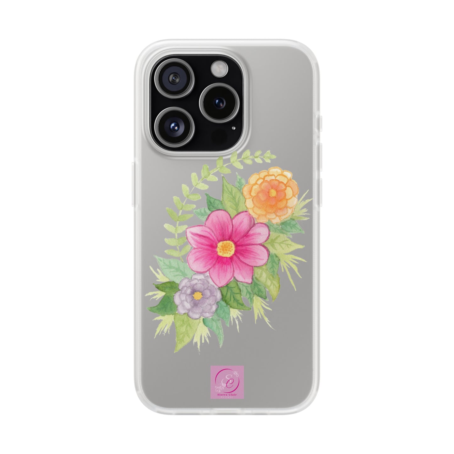 Decorative Flexi Phone Cases Floral Design