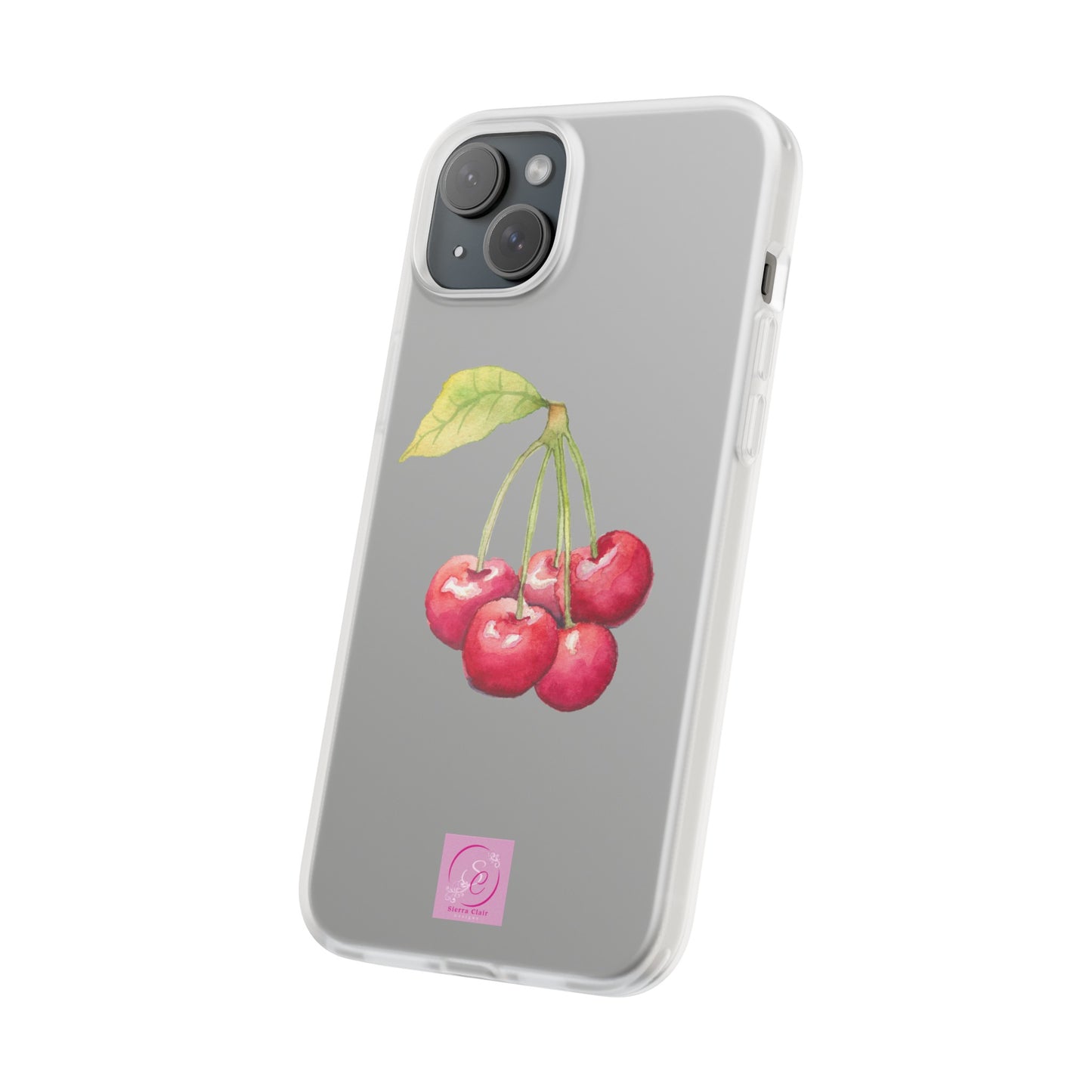 Decorative Flexi Phone Cases Cherry Design