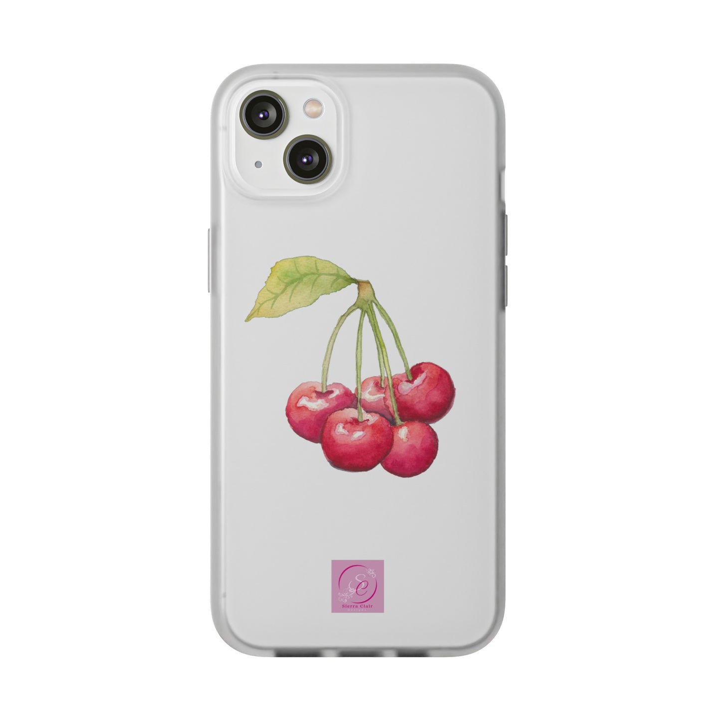 Decorative Flexi Phone Cases Cherry Design