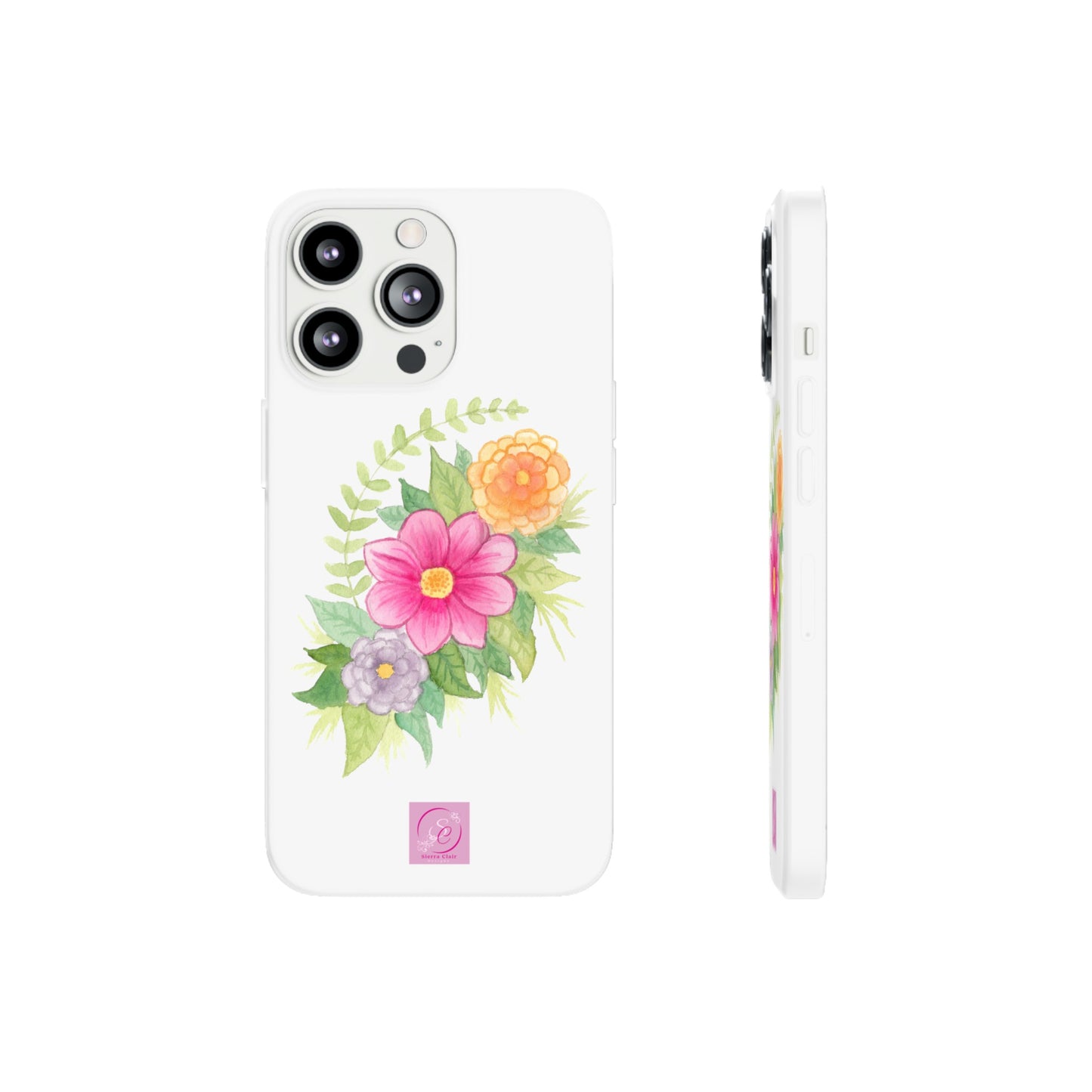 Decorative Flexi Phone Cases Floral Design