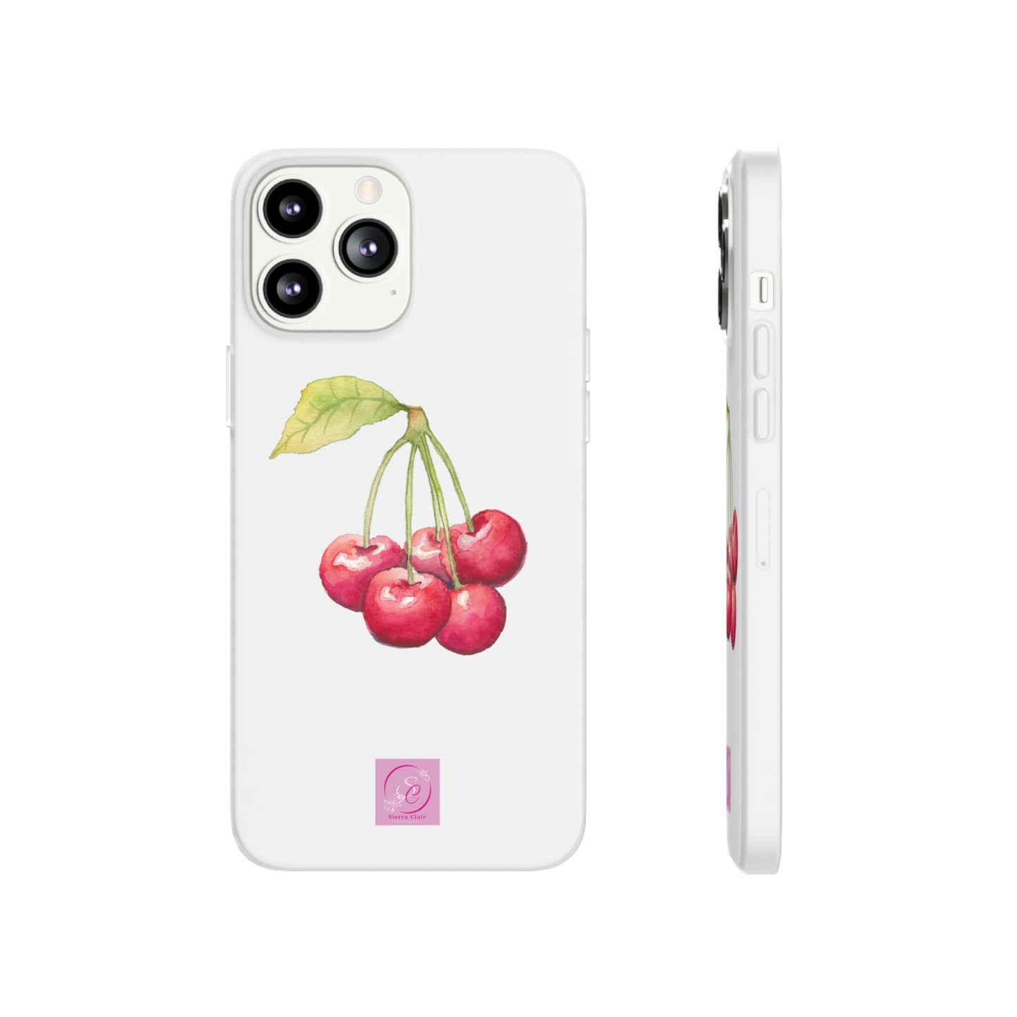 Decorative Flexi Phone Cases Cherry Design