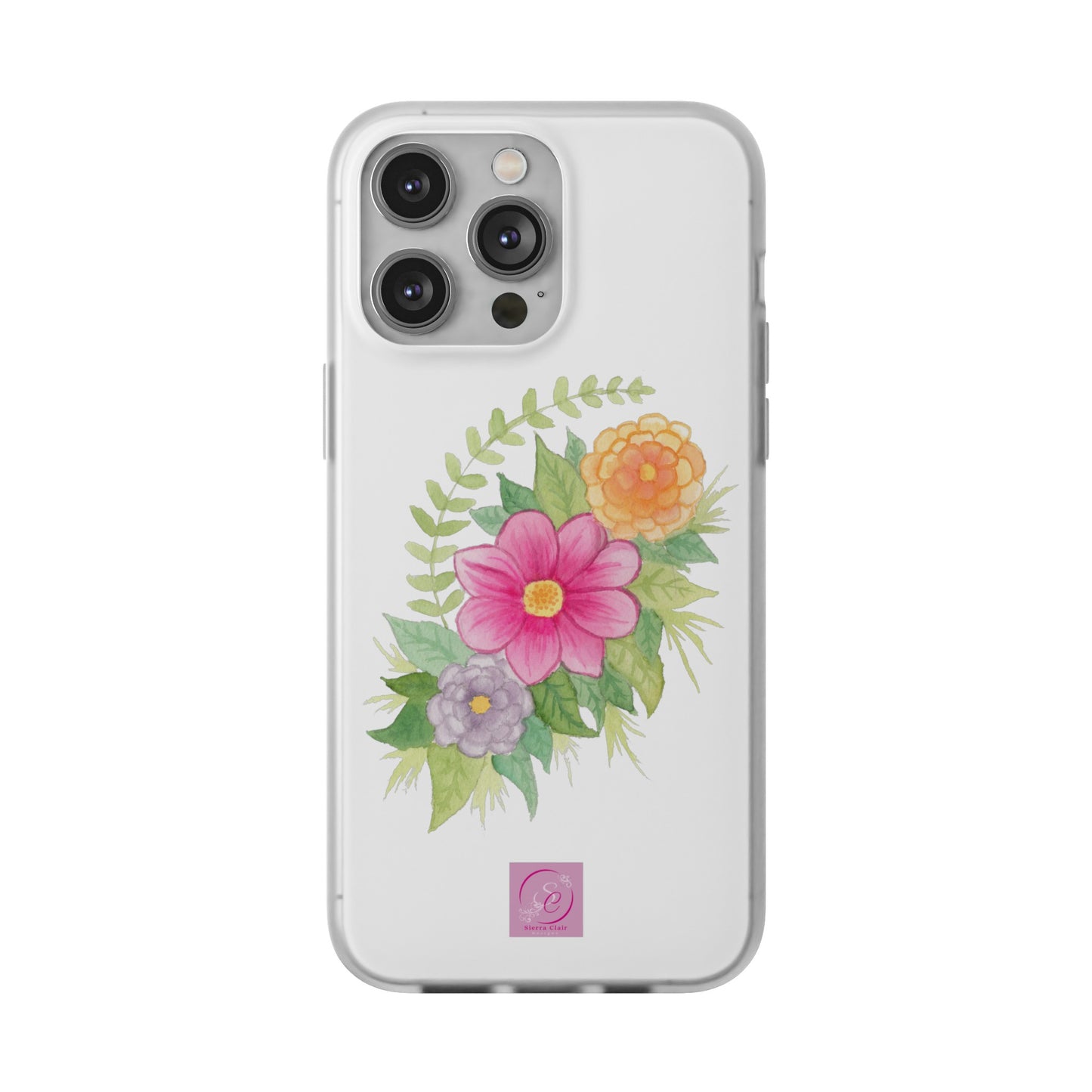 Decorative Flexi Phone Cases Floral Design