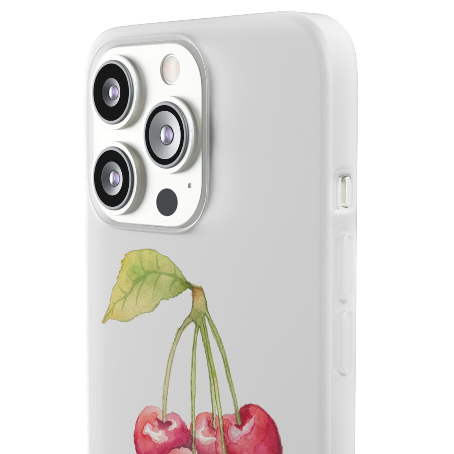 Decorative Flexi Phone Cases Cherry Design