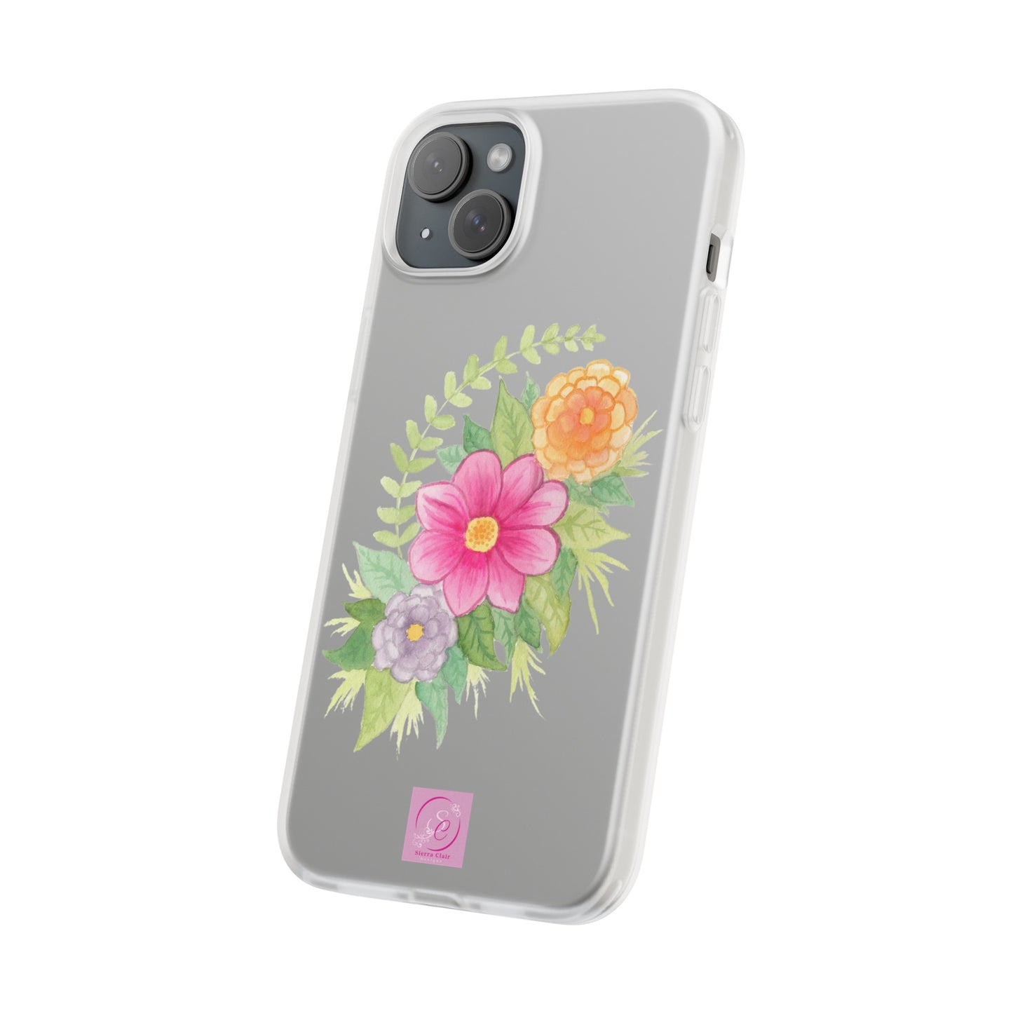 Decorative Flexi Phone Cases Floral Design