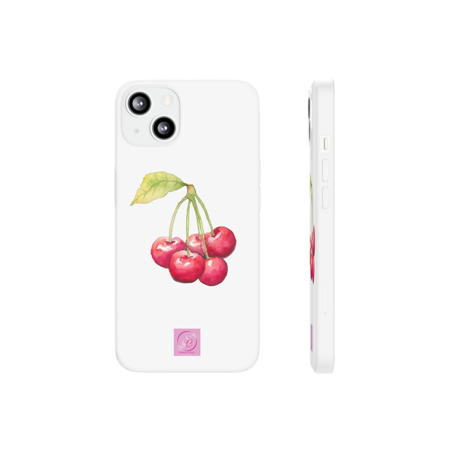 Decorative Flexi Phone Cases Cherry Design