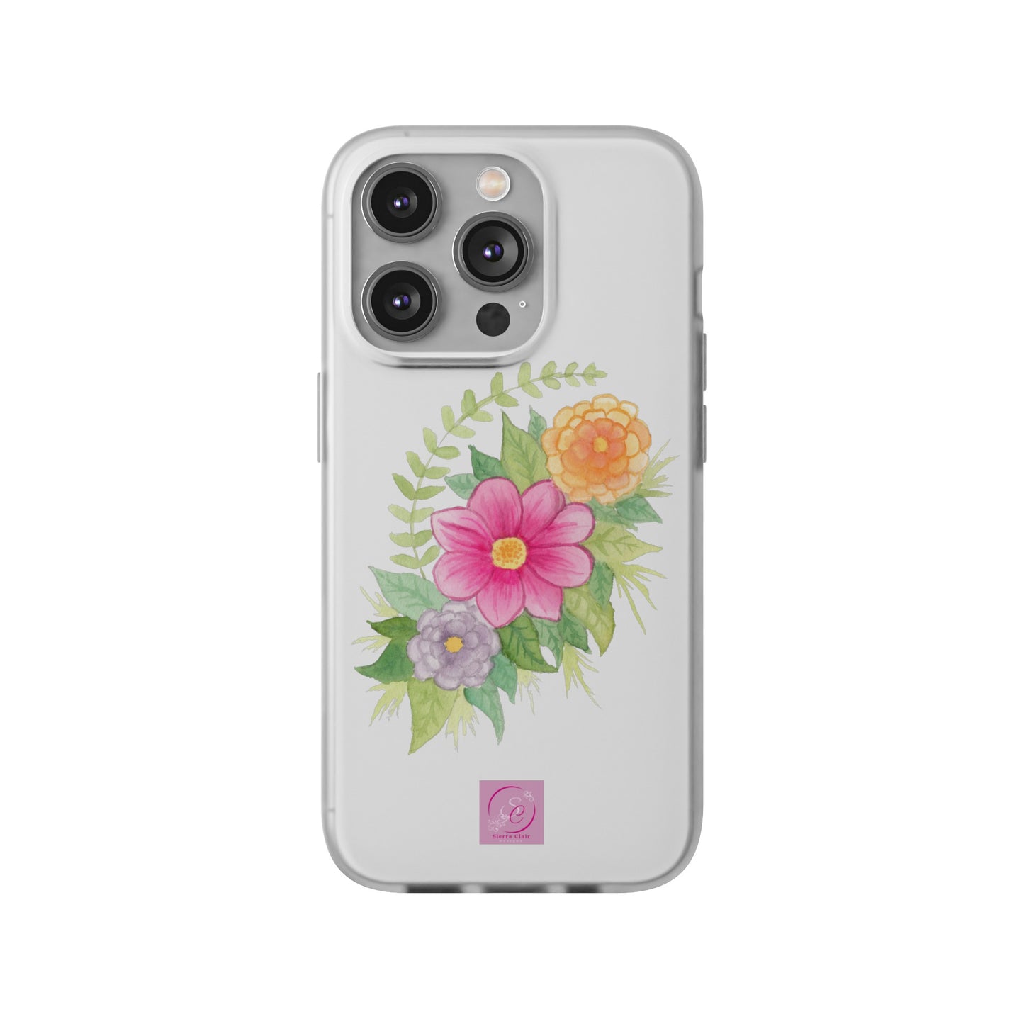 Decorative Flexi Phone Cases Floral Design