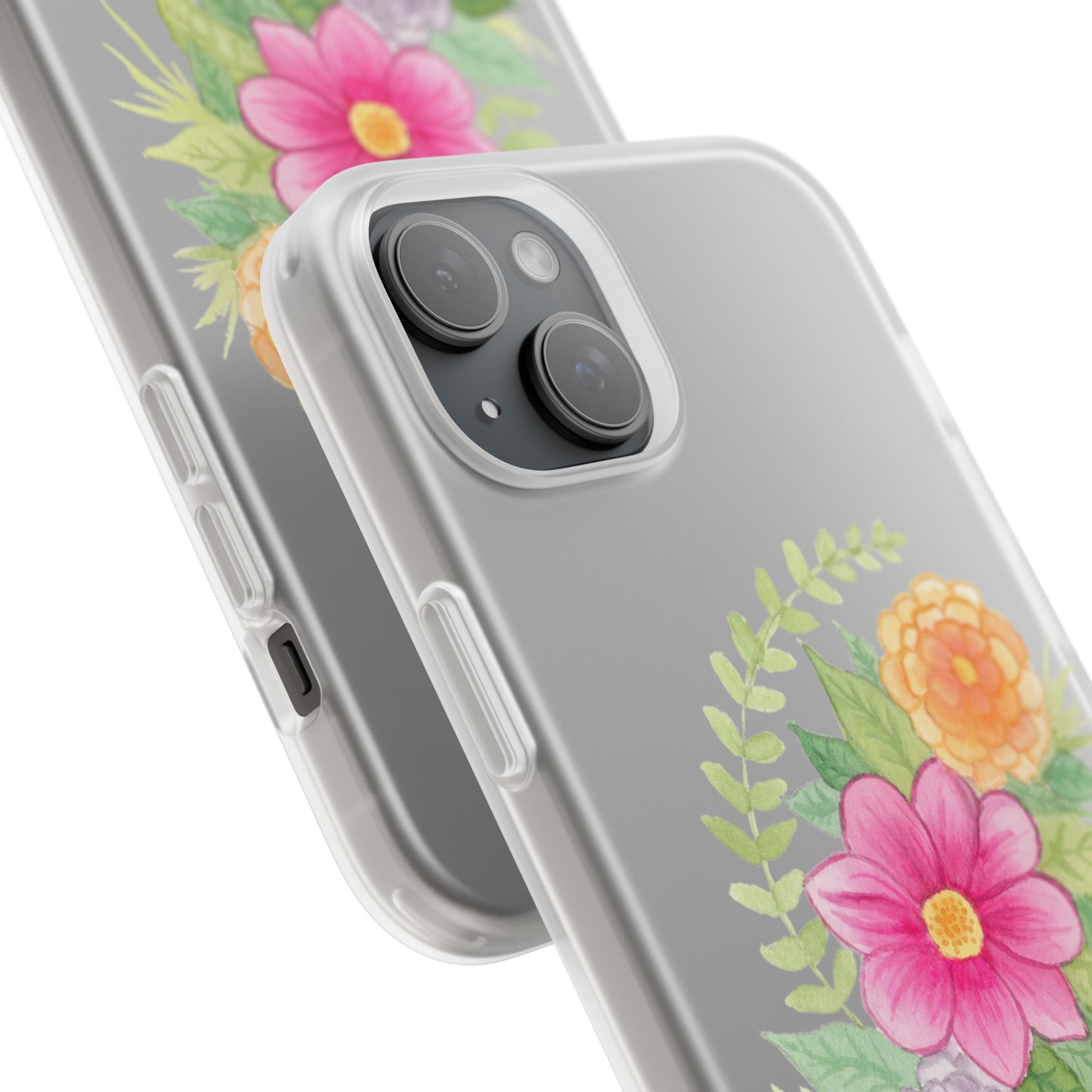 Decorative Flexi Phone Cases Floral Design
