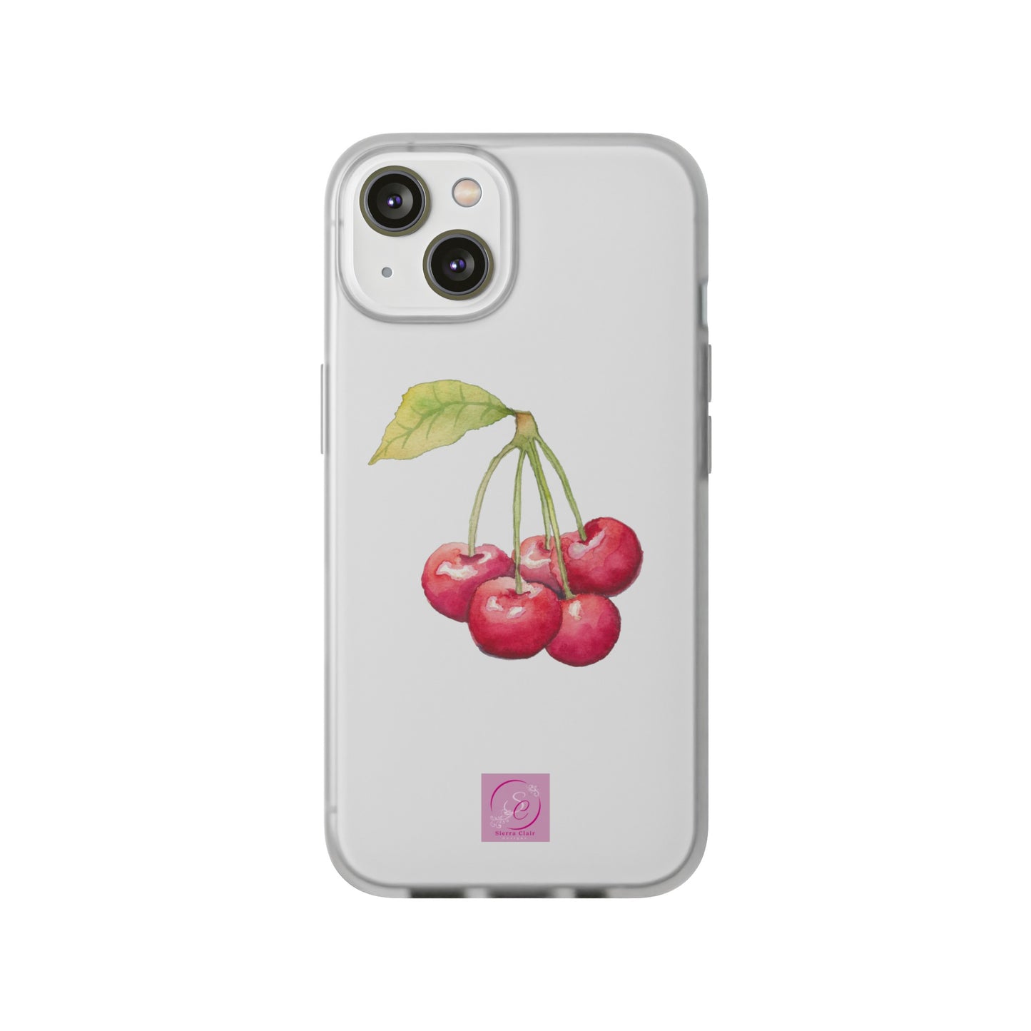 Decorative Flexi Phone Cases Cherry Design