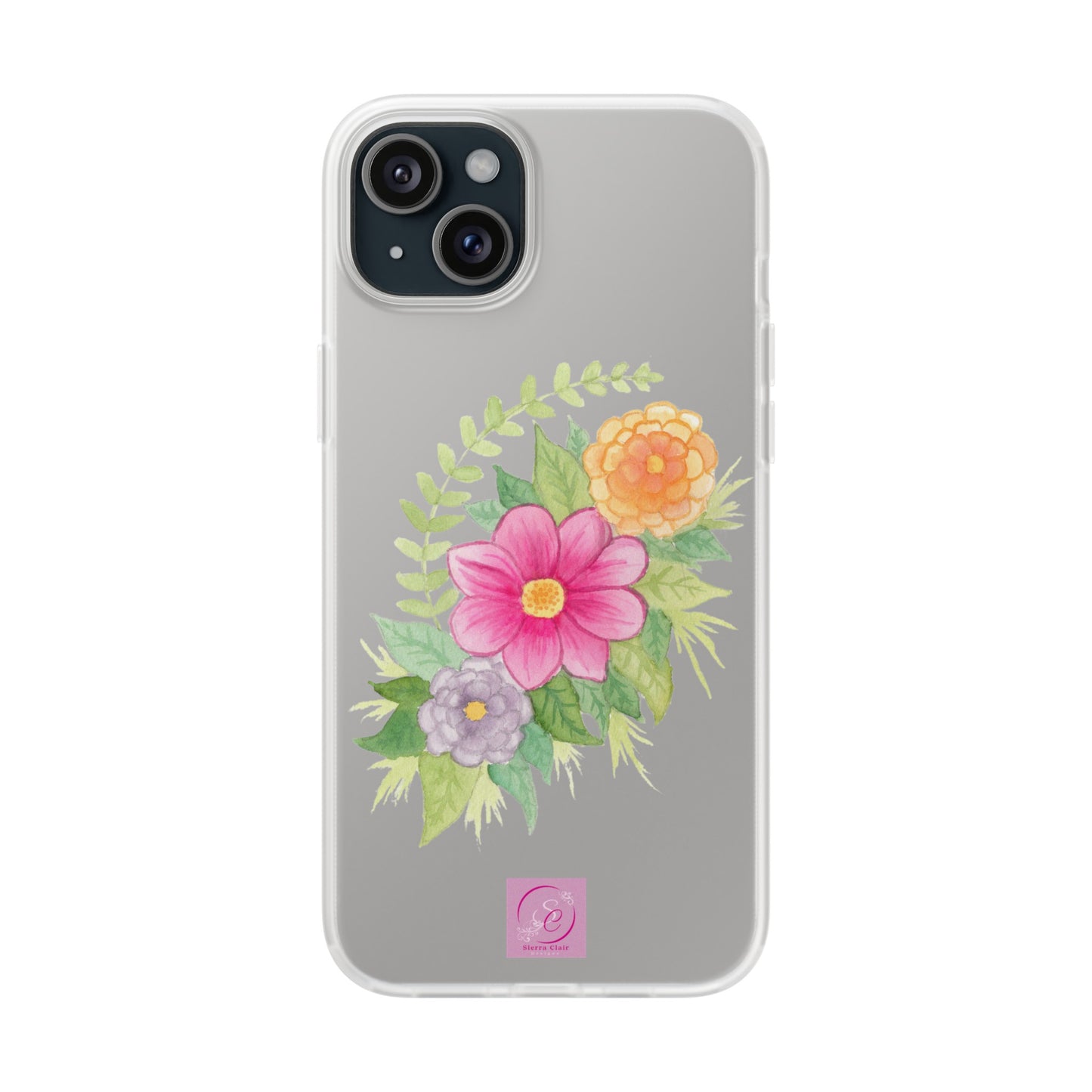Decorative Flexi Phone Cases Floral Design