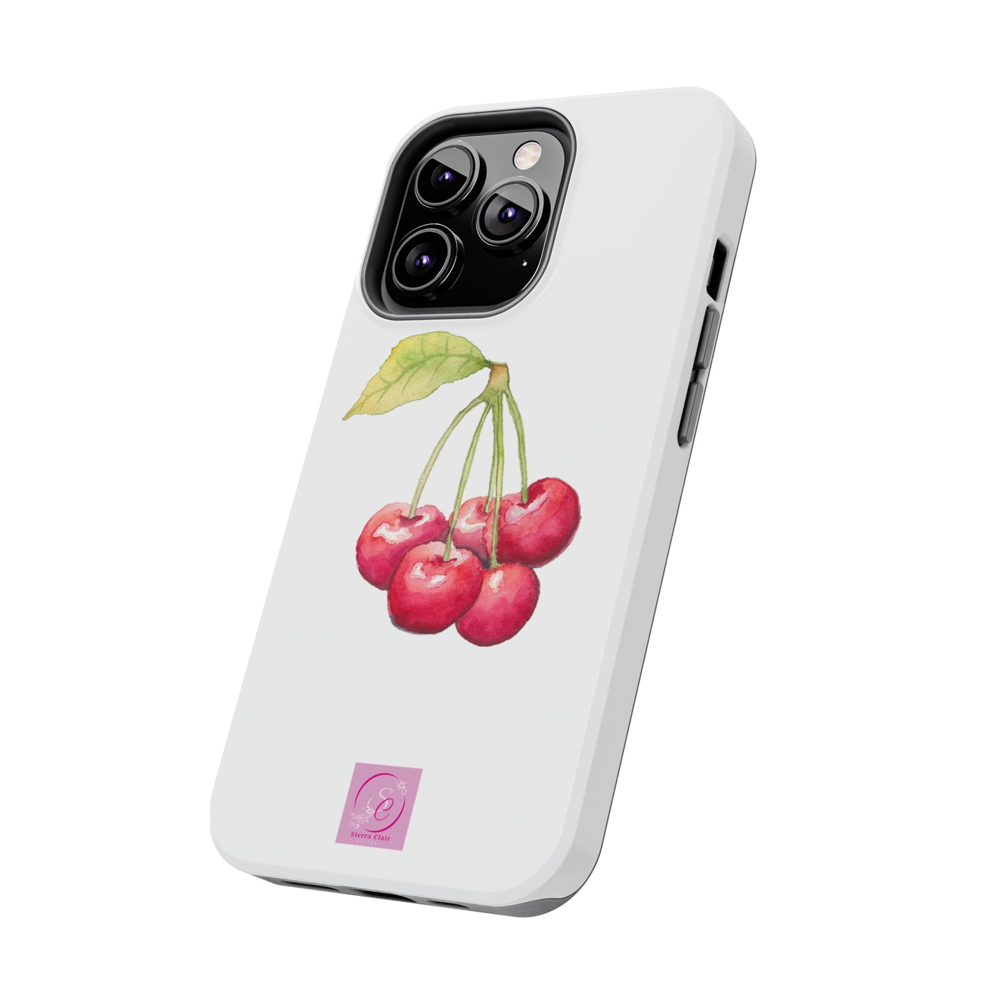 Decorative Tough Phone Cases Cherry Design