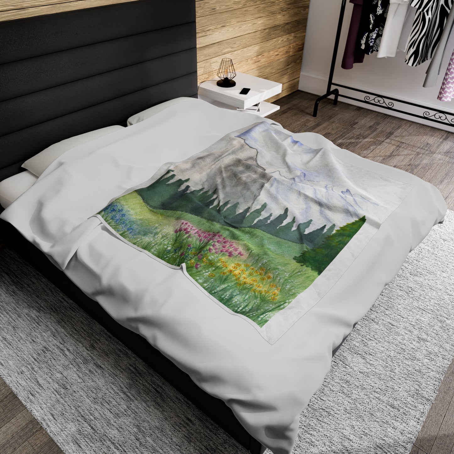 Home Decor Decorative Throw Swiss Meadow