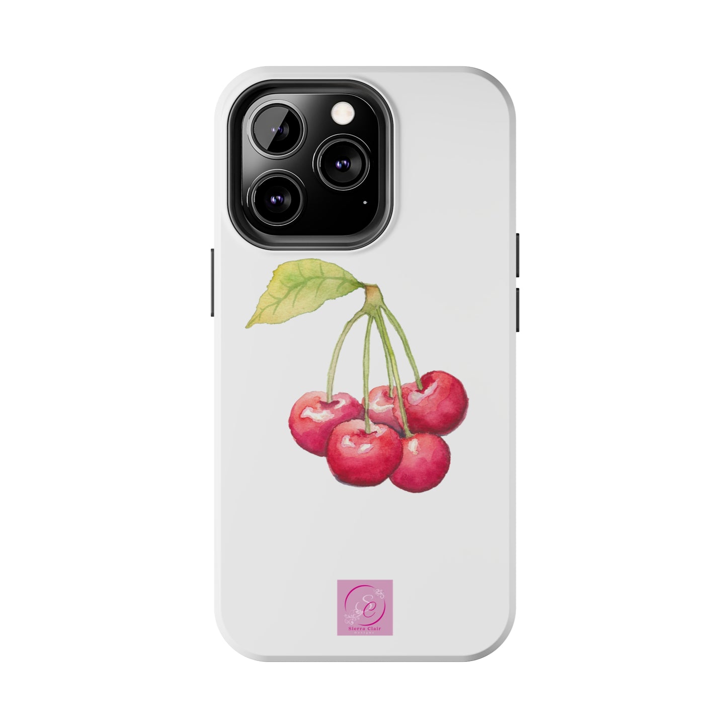 Decorative Tough Phone Cases Cherry Design