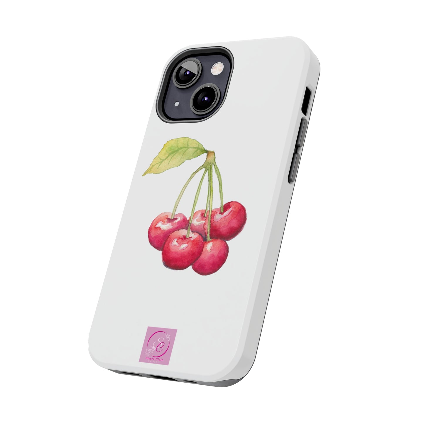 Decorative Tough Phone Cases Cherry Design