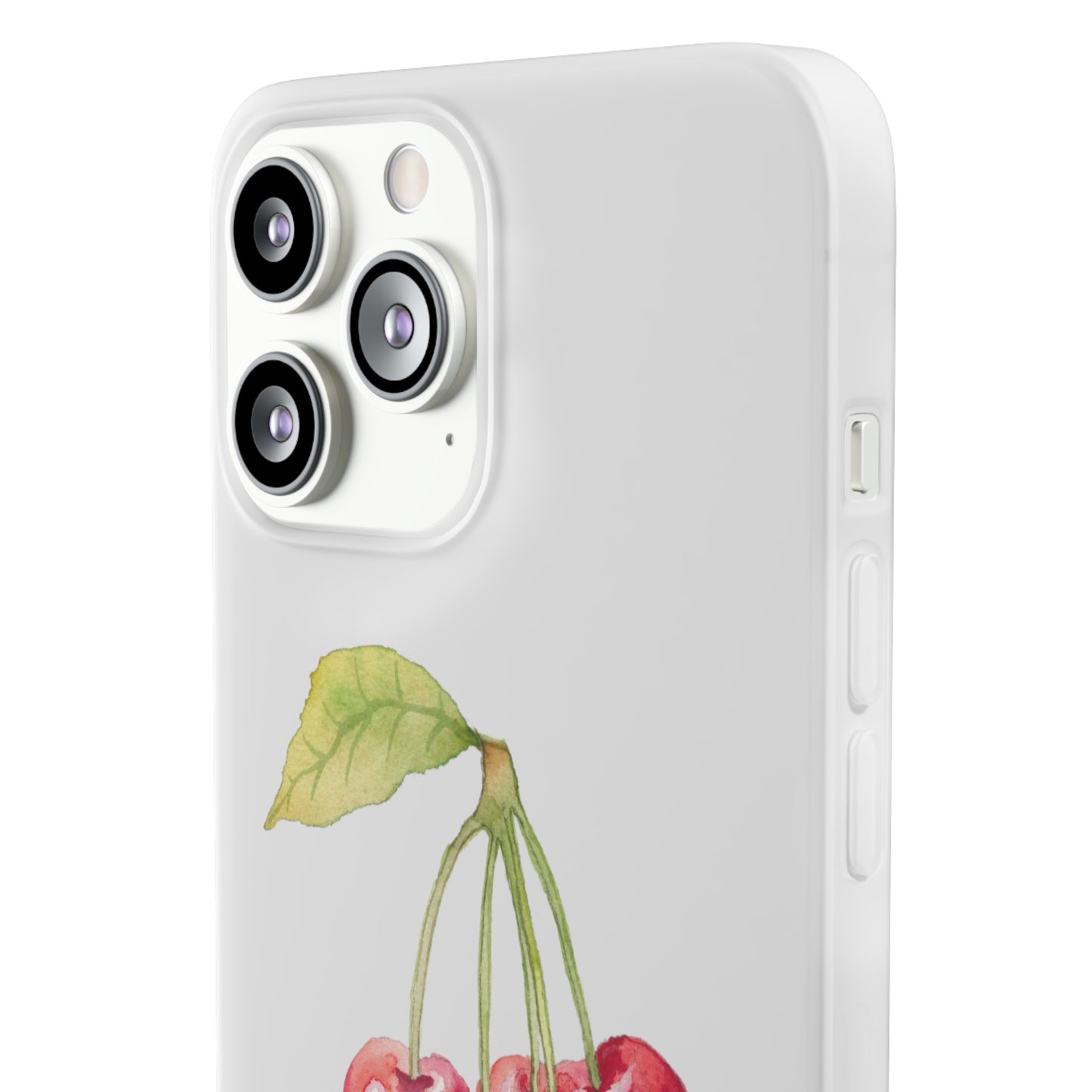 Decorative Flexi Phone Cases Cherry Design