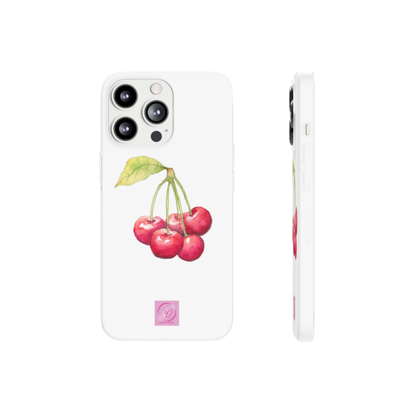 Decorative Flexi Phone Cases Cherry Design