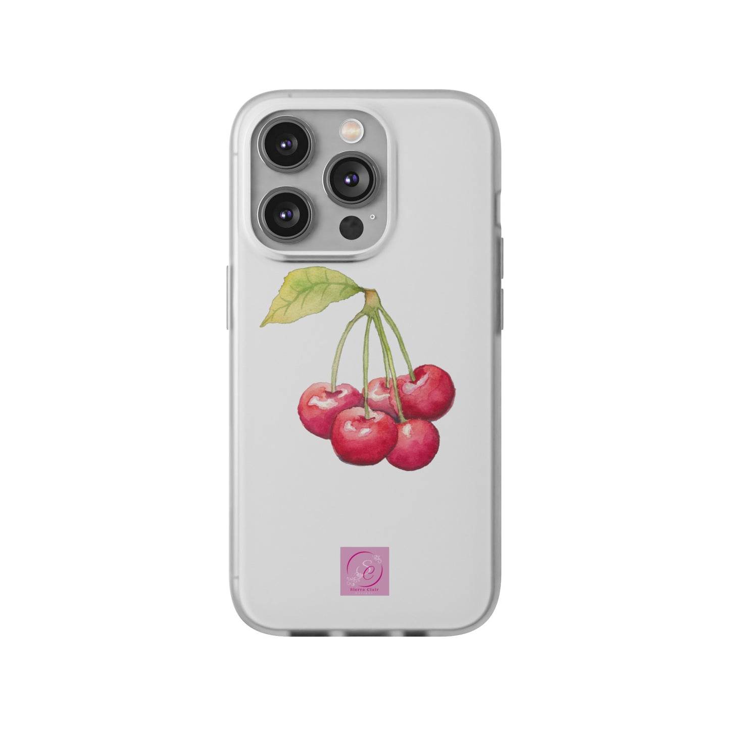 Decorative Flexi Phone Cases Cherry Design
