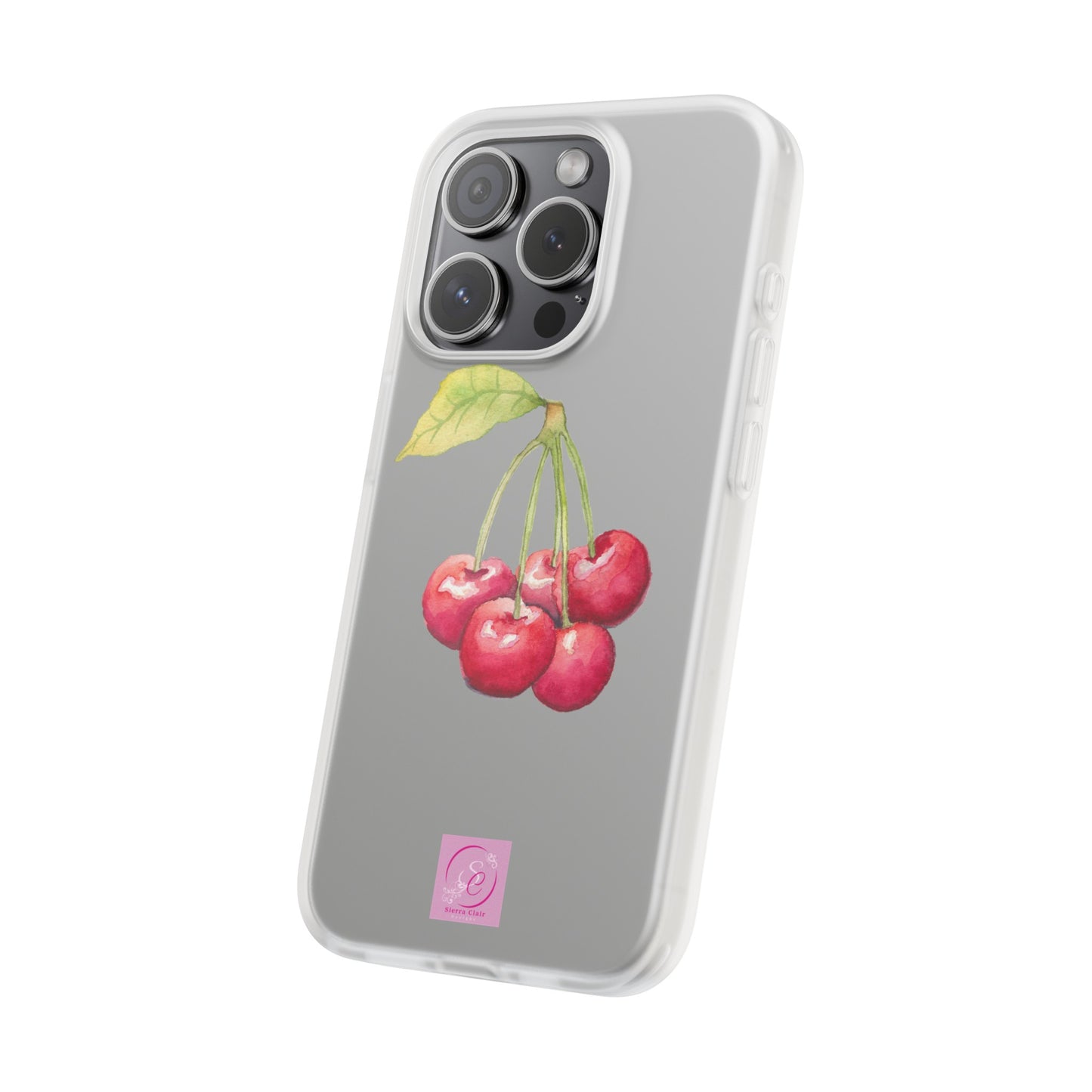 Decorative Flexi Phone Cases Cherry Design
