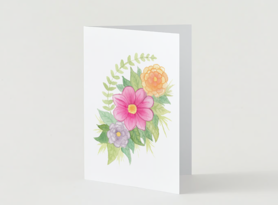 Decorative Notecards Floral Design