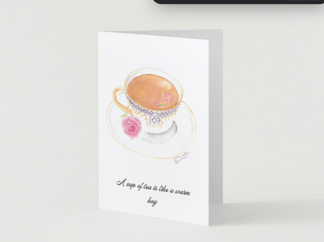 Thinking of You Card Teacups