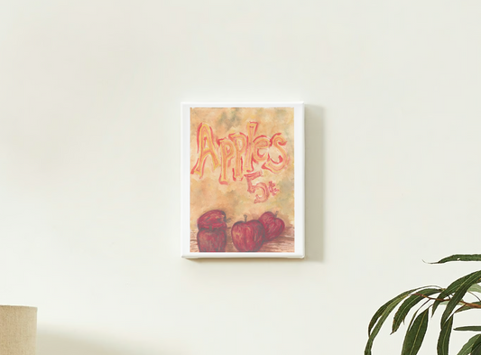 Home Decor Fall Rustic Apples Art Print