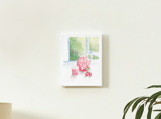 Home Decor Summer Cherry Lemonade Art Print