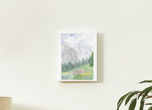 Home Decor Picturesque Swiss Meadow Art Print