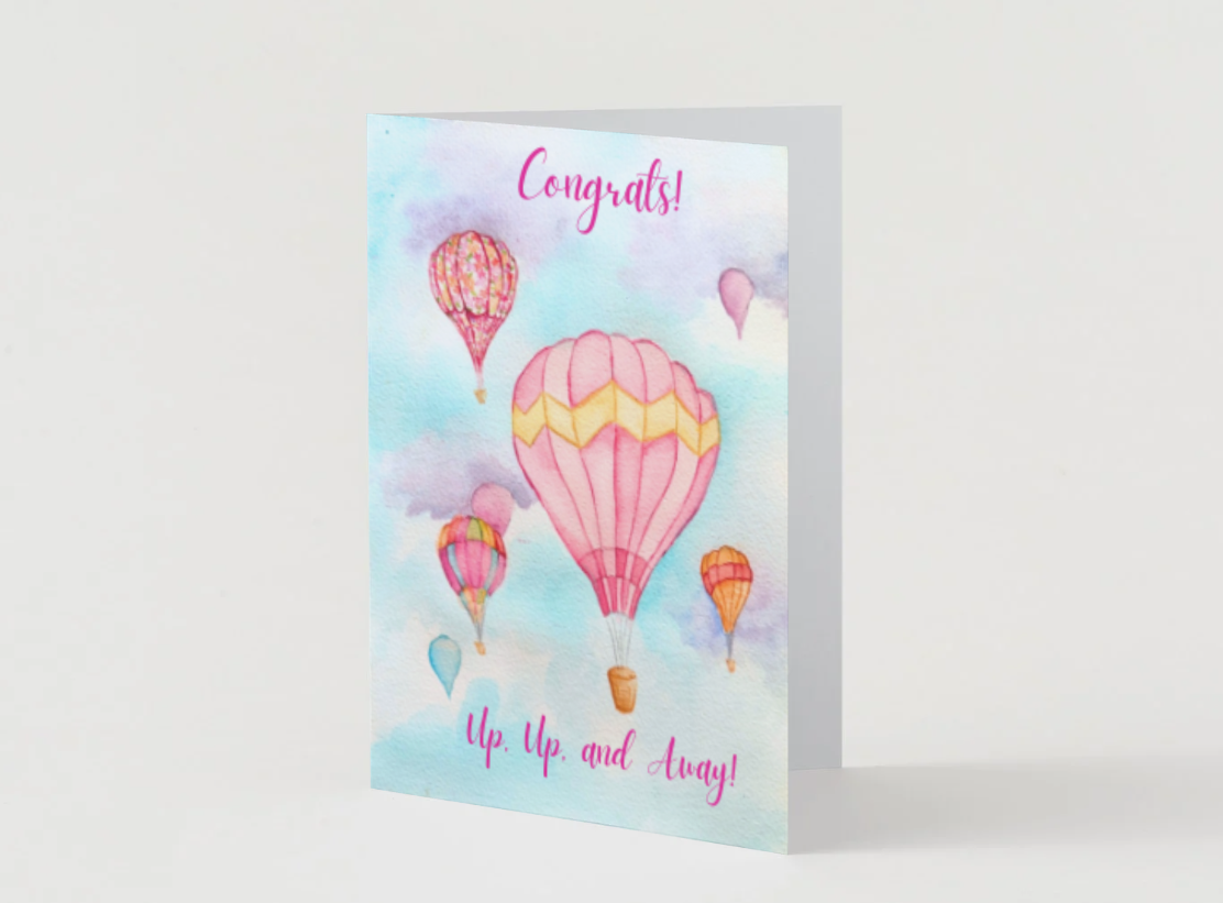 Celebration Card Balloons