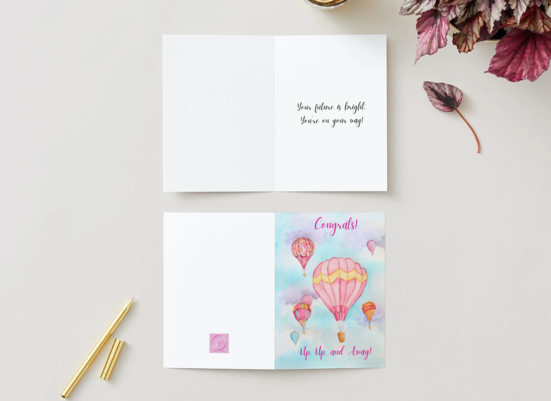 Celebration Card Balloons
