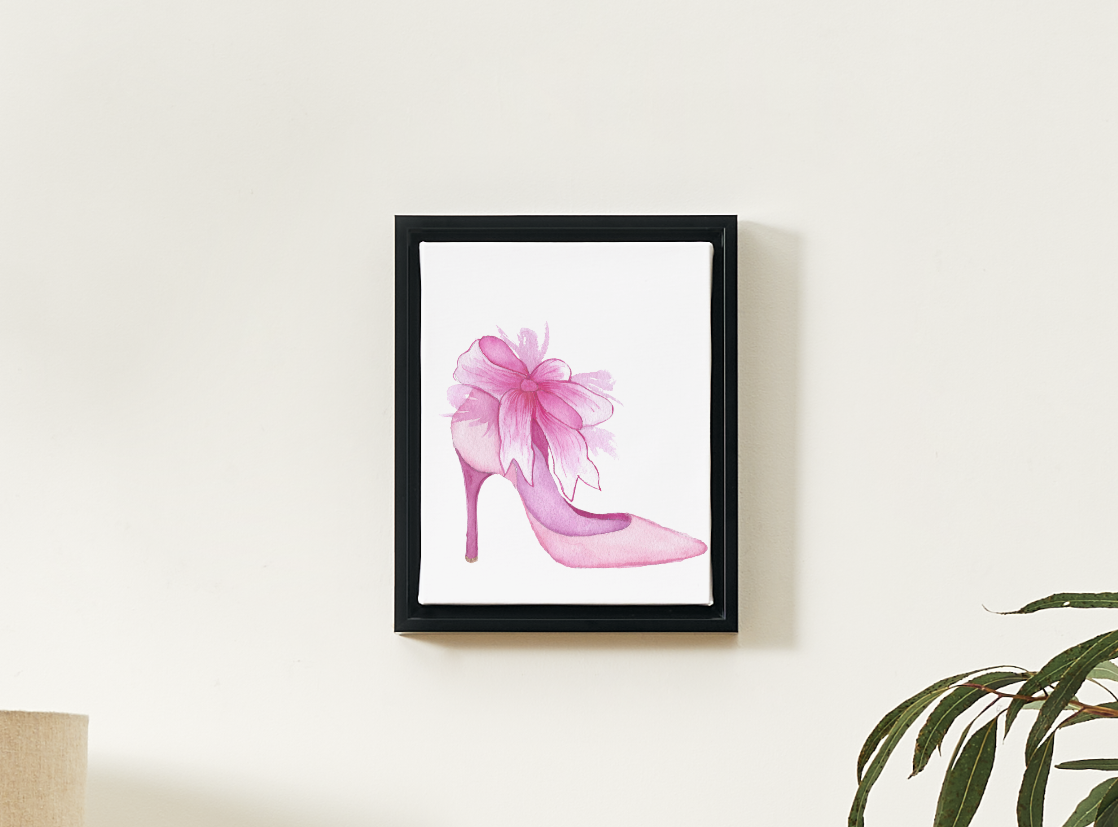 Home Decor Glam Shoe Art Print