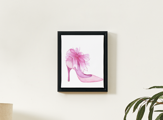 Home Decor Glam Shoe Art Print