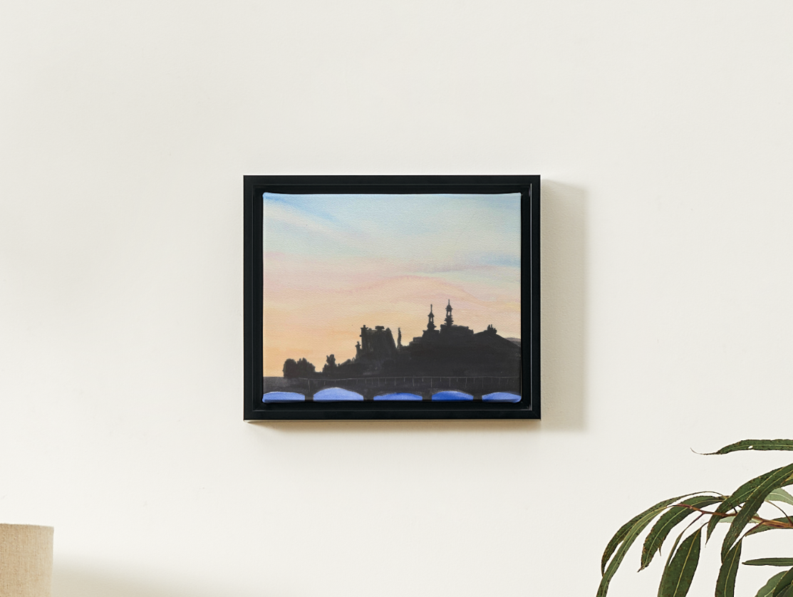 Home Decor Paris Sunset Art Print